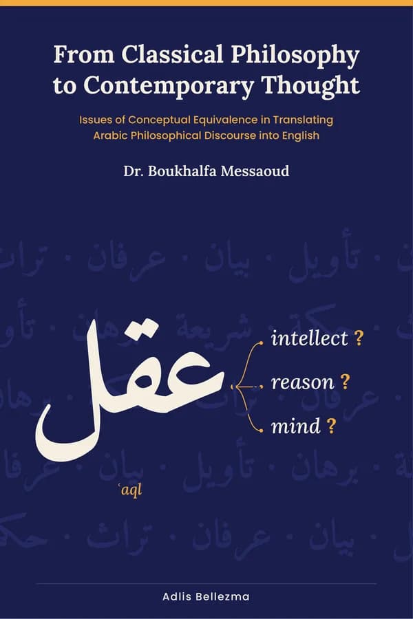 From Classical Philosophy to Contemporary Thought — Dr. Boukhalfa Messaoud